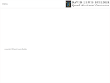 Tablet Screenshot of davidlewisbuilder.com